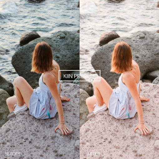 SUNSET Lightroom Presets Warm Light Sunset Beach Preset - Image 4