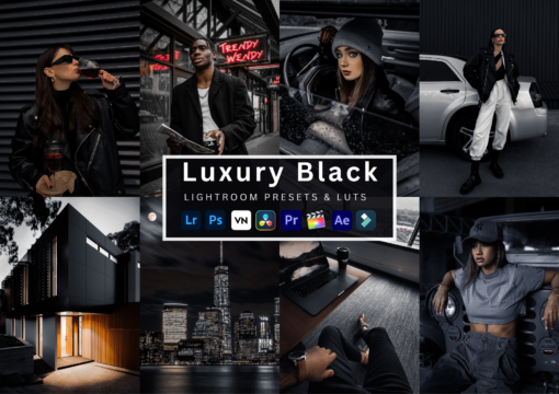 Blvck Paris Lightroom Presets & Lutsfor Mobile and Desktop