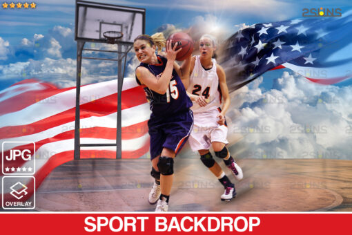 Basketball Backdrop, Sports Digital Background