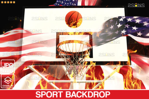 Basketball Backdrop, Sports Digital Background