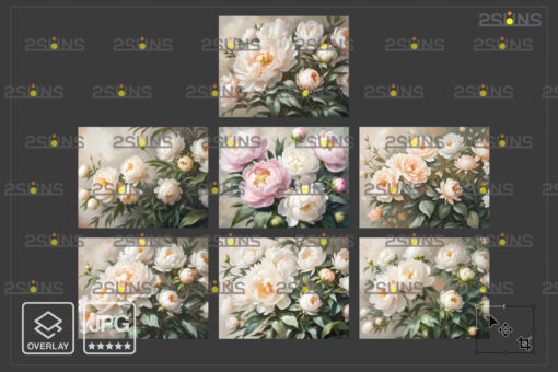 Floral Backgrounds, Digital Backdrop Studio Maternity - Image 5