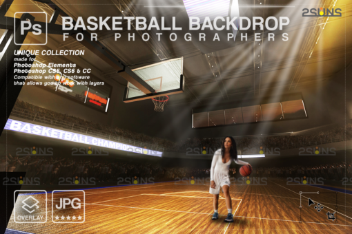 Basketball Backdrop, Sports Digital Background