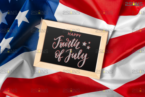 Chalk art overlay 4th of July, Photoshop overlay - Image 6