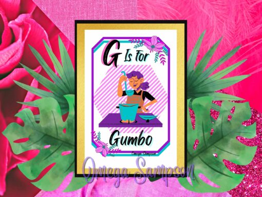 G is for Gumbo New Orleans Abc Art