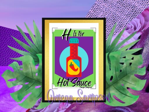 H is for Hot Sauce New Orleans Abc Art