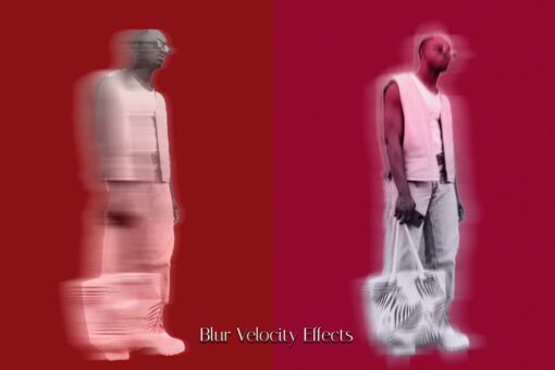 Model portrait effects, motion blur enhances portrait photography (e.g., hair in motion, expressive poses),