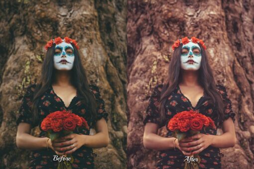 Create stunning fall videos with Vampire Vision LUTs. Perfect for Halloween, outdoor portraits, and spooky witches. Achieve professional-grade dark and cinematic themes.