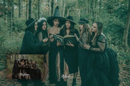 Vampire Vision Video LUTs bundle includes 30 LUTs (CUBE) and a PDF guide. Perfect for October parties, Halloween, and autumn holidays. Achieve professional-grade cinematic horror themes.