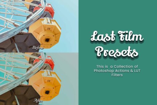 Infuse warmth, grain, and nostalgic vibes into your visuals with these film-inspired Photoshop actions.