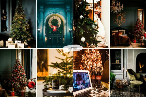 10 Tinsel & Twinkle Christmas Lightroom Presets - Image 2
