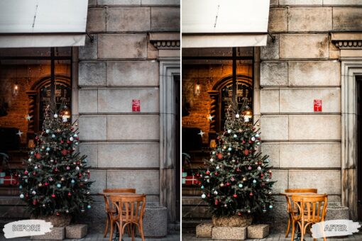 10 Tinsel & Twinkle Christmas Lightroom Presets - Image 5