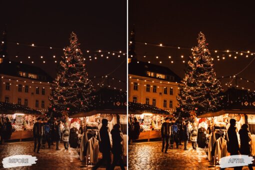 10 Tinsel & Twinkle Christmas Lightroom Presets - Image 8