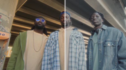 Cinematic LUT overlay example color grade