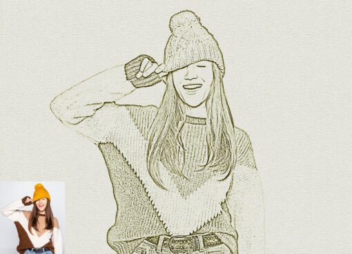 Modern Pencil Sketch Photoshop Action - Image 2