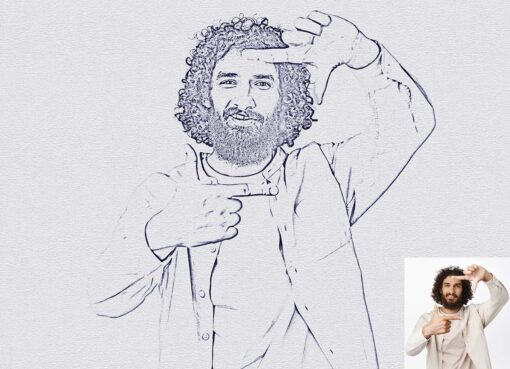 Modern Pencil Sketch Photoshop Action - Image 5