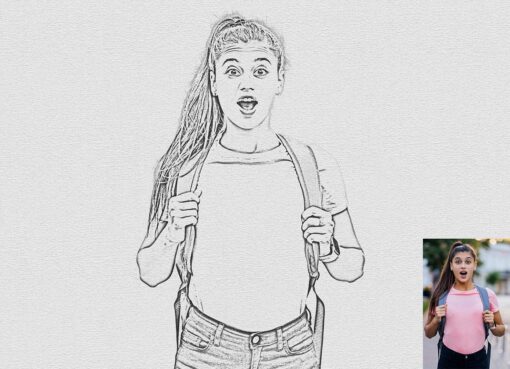 Modern Pencil Sketch Photoshop Action - Image 6