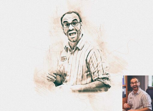 Pen Drawing Photoshop Action - Image 7