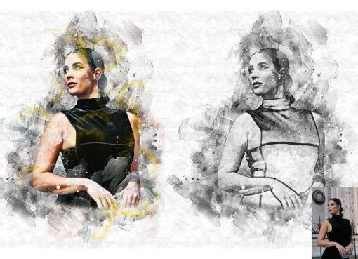 Watercolor Paint Effect Photoshop Action - Image 12
