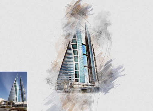Architecture Painting Photoshop Action - Image 3