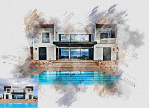 Architecture Painting Photoshop Action - Image 4