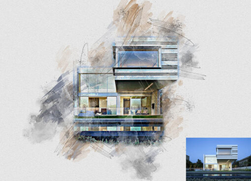 Architecture Painting Photoshop Action - Image 8