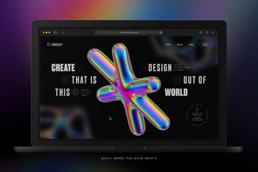 120 Iridescent Geometric 3D Shapes Pack Vol.3 - Image 4