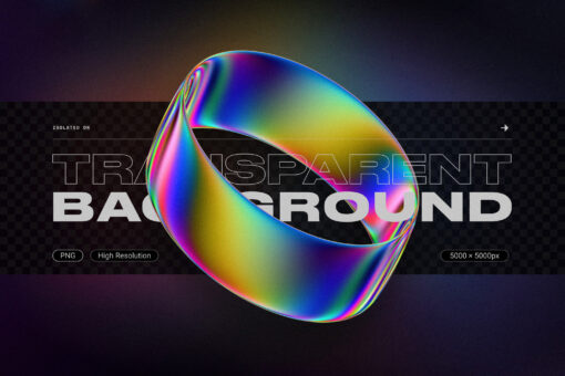 120 Iridescent Geometric 3D Shapes Pack Vol.3 - Image 9