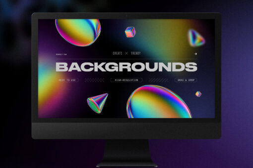 120 Iridescent Geometric 3D Shapes Pack Vol.3 - Image 29