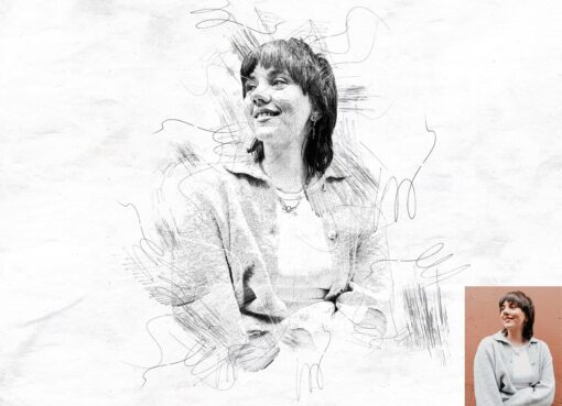 Sketch Portrait Art Photoshop Action - Image 10