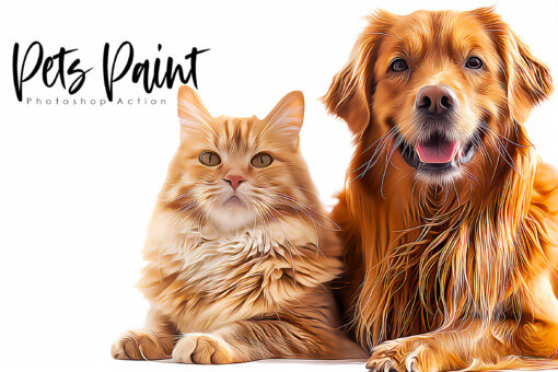 Pets Paint Photoshop Action