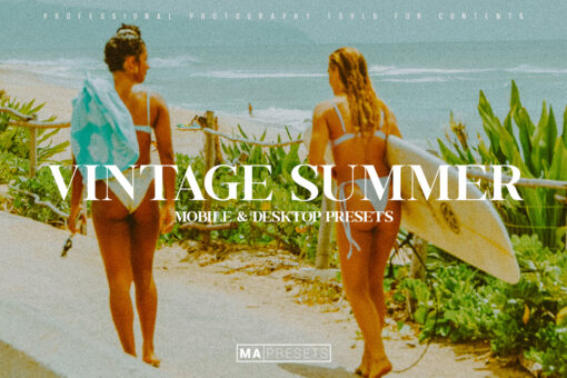 10 VINTAGE SUMMER - Mobile & Desktop Lightroom Presets