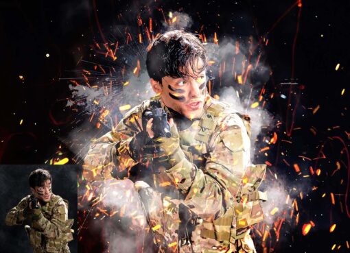 Spark Smoke Effect Photoshop Action - Image 5