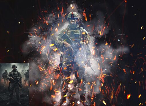 Spark Smoke Effect Photoshop Action - Image 10