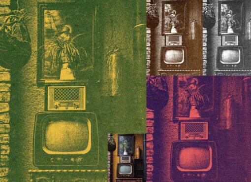 Vintage Print Machine Photoshop Action - Image 4