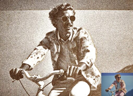 Vintage Print Machine Photoshop Action - Image 9