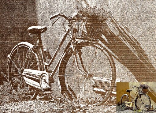 Vintage Print Machine Photoshop Action - Image 10