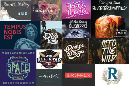 100 Fonts Collection, Typography Modern Creative Fonts, Branding - Image 2