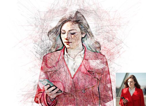 Color Pencil Drawing Photoshop Action - Image 5