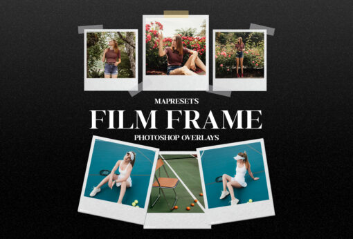 40 Film Frames | Instant Retro Borders, Vintage Snapshot
