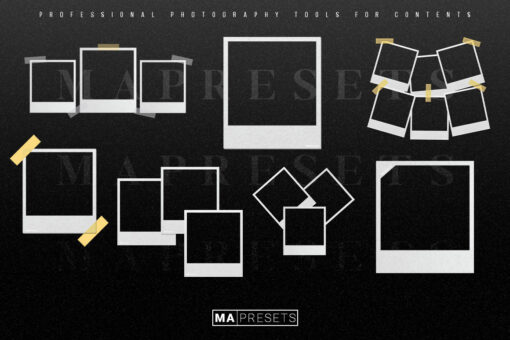 40 Film Frames | Instant Retro Borders, Vintage Snapshot - Image 2