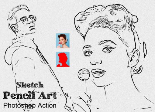 Sketch Pencil Art Photoshop Action