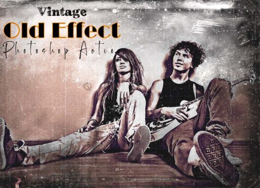 Vintage Old Effect Photoshop Action