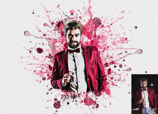 Paint Splash Art Photoshop Action - Image 8