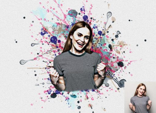 Paint Splash Art Photoshop Action - Image 9