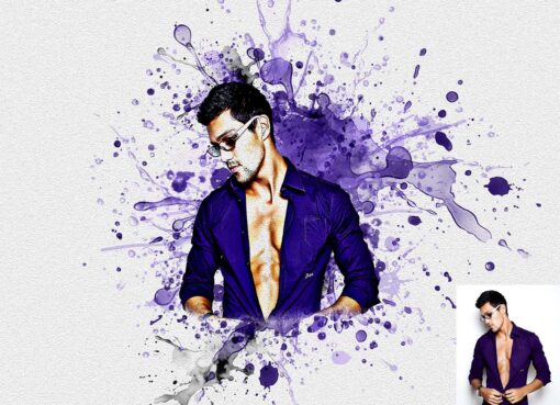 Paint Splash Art Photoshop Action - Image 11