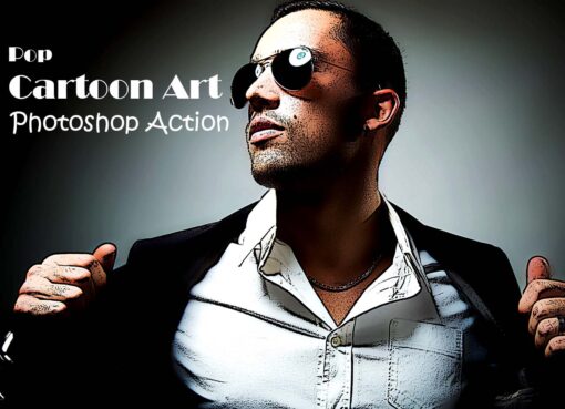 Pop Cartoon Art Photoshop Action