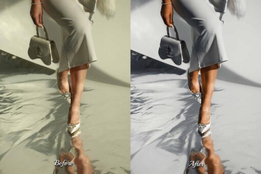 Blogger’s vlog footage enhanced with silver and gray tones from the LUTs bundle.