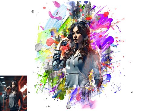 Premium Watercolor Art Photoshop Action - Image 9