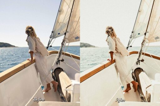 Outdoor adventure video enhanced with warm aesthetics and salty tones.