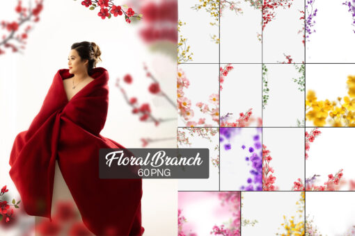 Floral branch Overlay